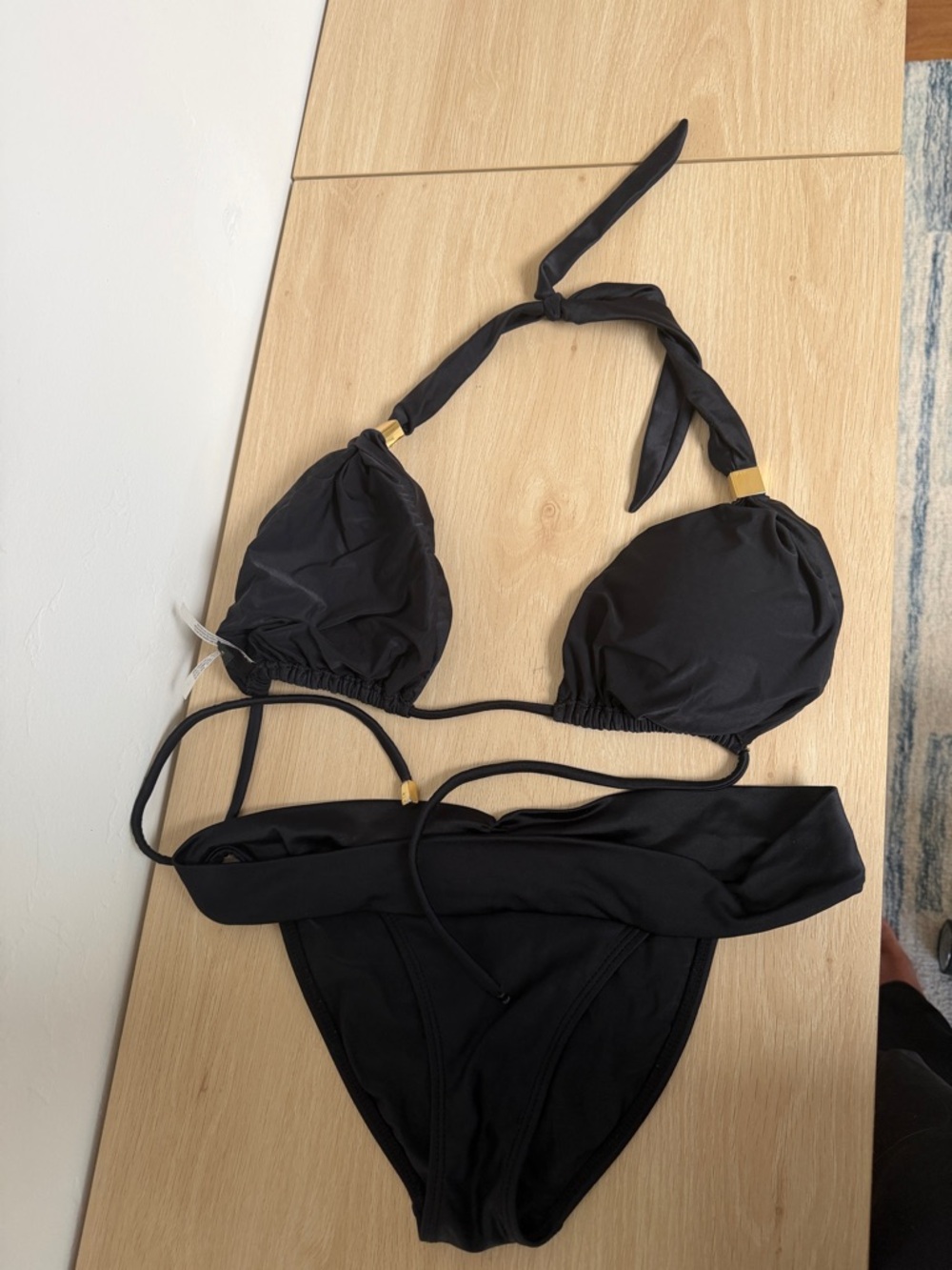 Black Halter Bikini Set - Classic Women's Swim
